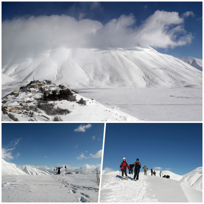 escursioni con racchette da neve o ciaspolate